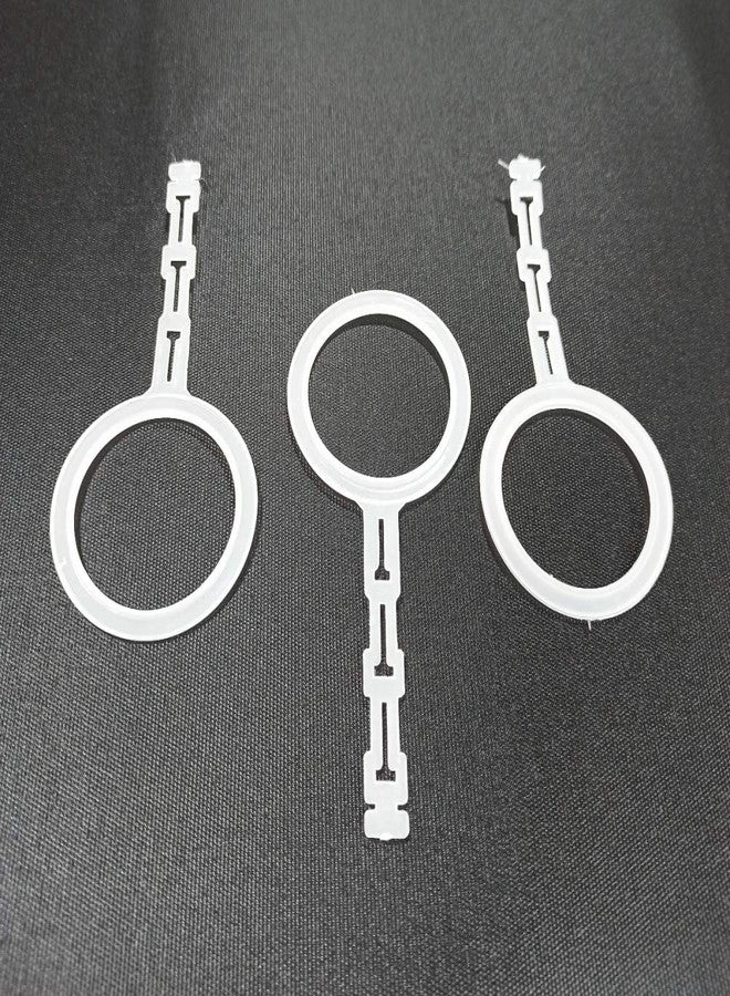 FAPBADRI Curtain Eyelet Back Locks with Interlocking Tails, Standard Size, Flexible, Long Lasting - 50 Pieces - Image 5